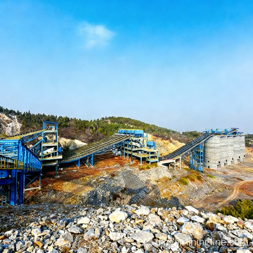 Linha modular integrada de britagem de minério de cobre